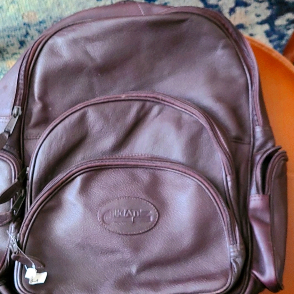 Bugatti leather backpack